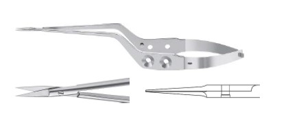 ЯЗЕРГІЛ МІКРО НОЖИЦІ.БАГНЕТОВ. ПРЯМИЙ 200MM